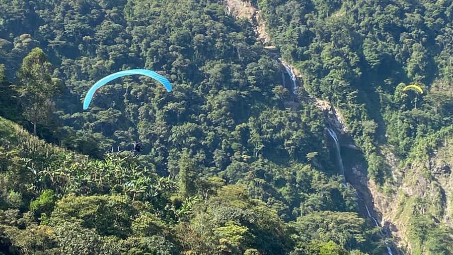 1-Day Trip from Medellín: Paragliding & Swim in Waterfall - Key points at a glance