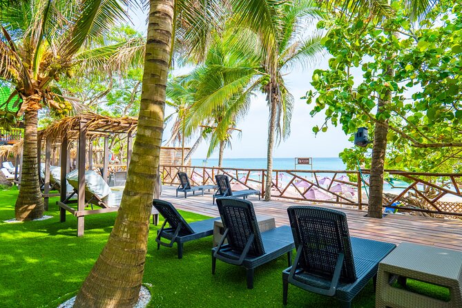 A Day to Private Island Luxury Beach Club with Food - Lunch, fish soup, and included drinks