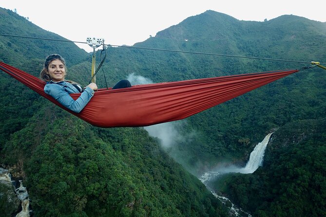 Aerial Hammocks, Zip and Waterfall Trek on Medellin Private Tour - Los Saltos Ecoparque and the first 700-meter flight