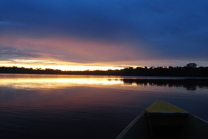 Amazon Conscious Adventure: 5-Day Trek, Kayak & Wildlife - Day 2 evening: Tarapoto Lakes after sunset