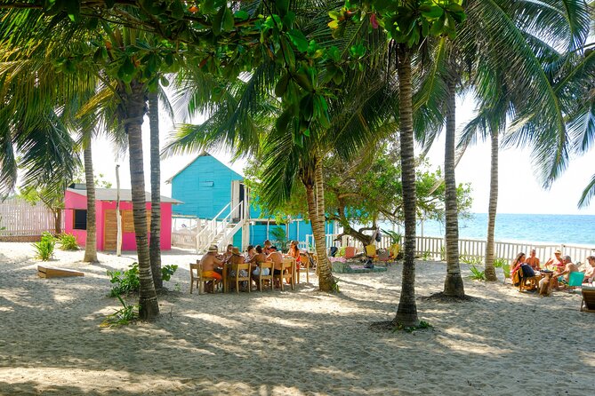 Beach Day at The Pink Mango, just 10 mins from town. - Choosing your place at The Pink Mango