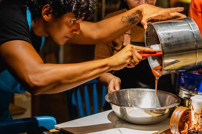 Bean to Bar Chocolate Making Experience - by Lunático Experience - Tempering for shine and snap