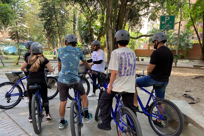 Bike City Tour Medellin With Snack and Organic Coffee - Parques del Río shows Medellín’s changing face