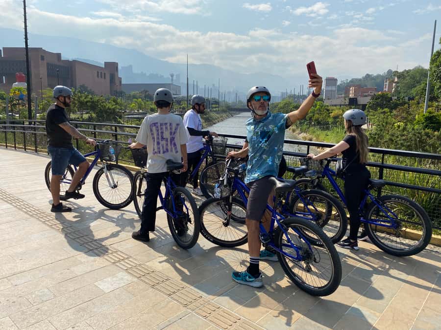 Bike Tour Medellin with Snacks and Local Beer - Pueblito Paisa gives you the big picture