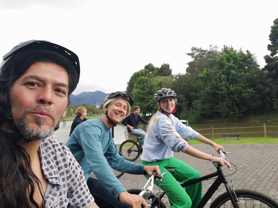 Bike tours through Bogotá - Starting at Cl. 31, then getting on the road