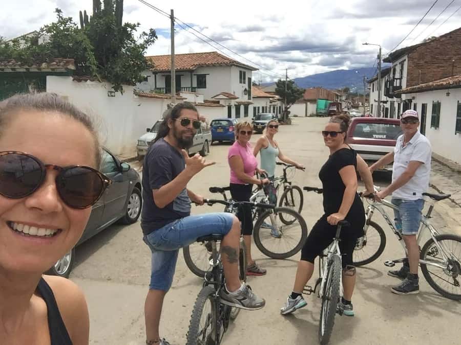 Bike tours through Bogotá - Finishing at a traditional market