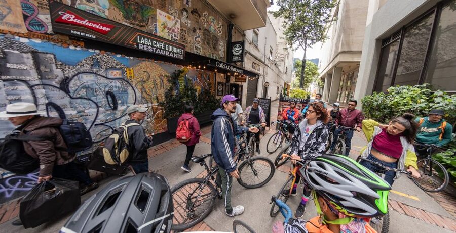 Biking in Full Color: Urban Art Bike Tour - Murals About Peace and Colombia’s Post-Conflict Work