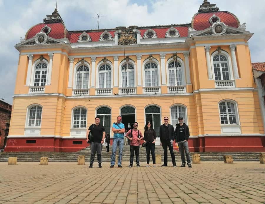 Bogota: Guatavita and Salt Cathedral Daily Group Tour - The uphill approach at 3,100 meters