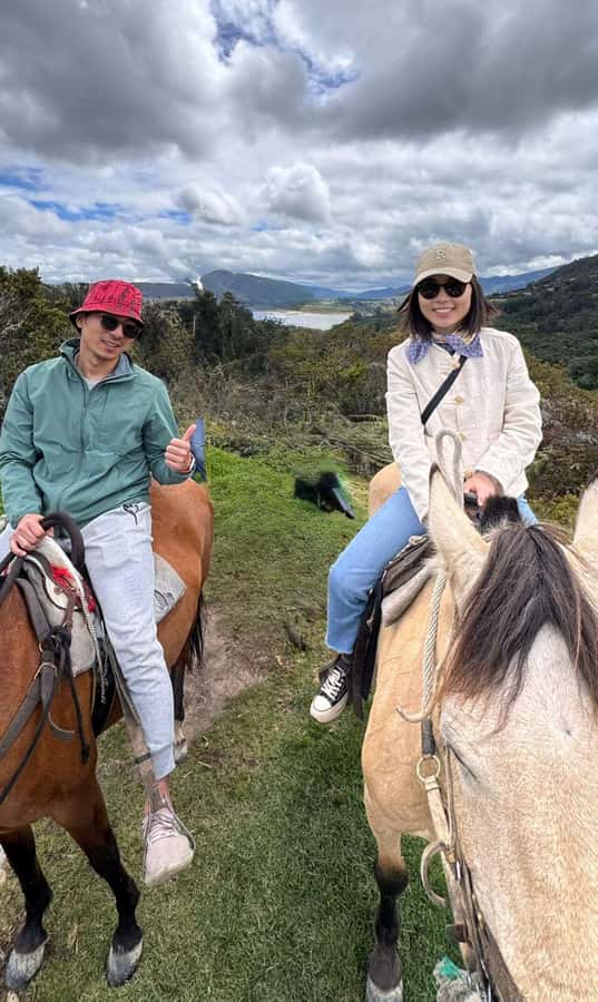 Bogota: Horseback Riding through the Eastern Hills - Seeing the San Rafael Reservoir from horseback