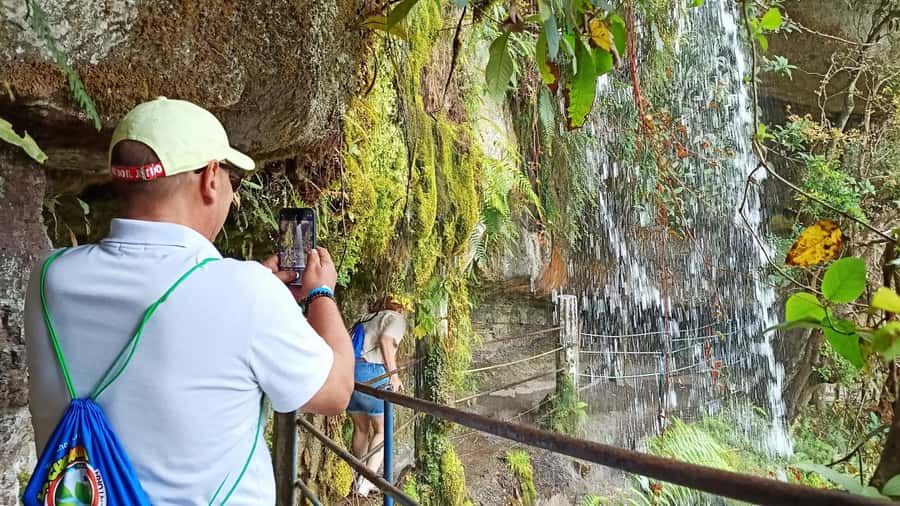 Bogota: La Chorrera Waterfall Guided Hike and Guadalupe Hill - Entering the cloud forest near La Chorrera