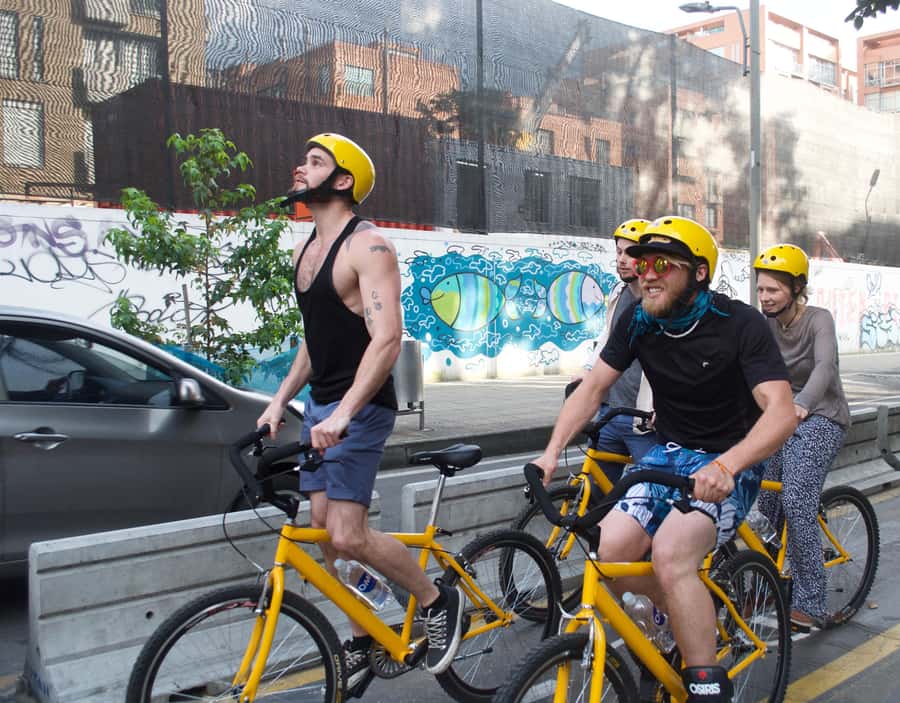 Bogotá: Shared Bike Tour - The three founding plazas and La Candelaria