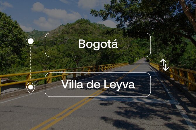 Bogotá to or from Villa de Leyva Private Transfer - Key points to know before booking