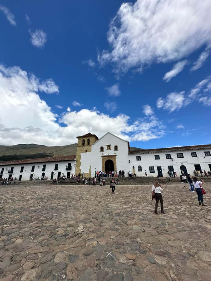 Bogota: Tour to villa de Leyva raquira casa terracota & more - Villa de Leyva and its enormous Plaza Mayor