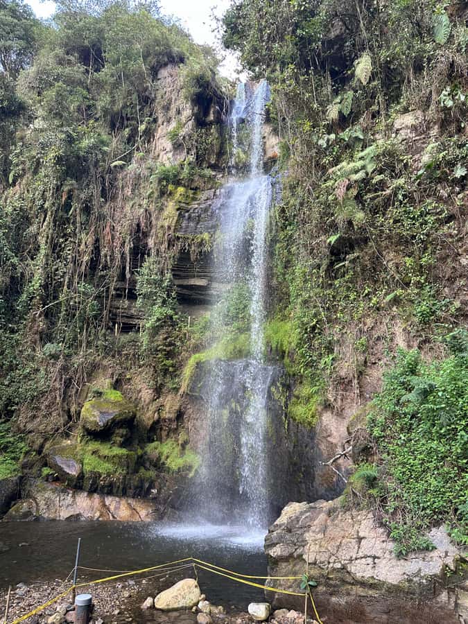 Bogotá: Visit Colombia's Highest Waterfalls & Guadalupe Hill - The trail to La Chorrera