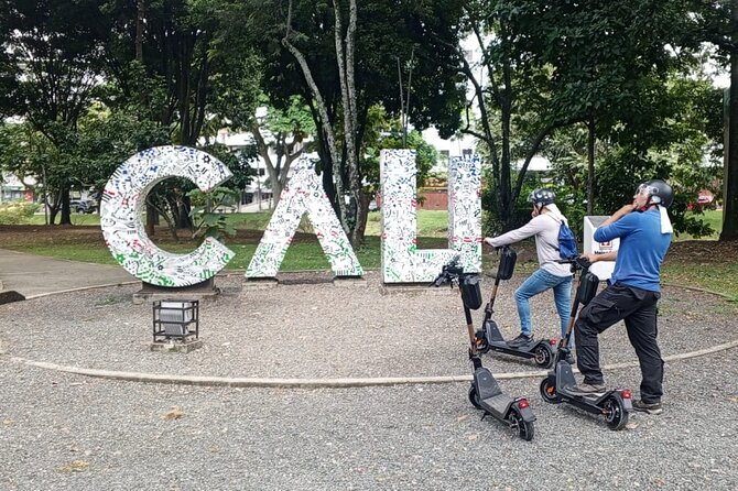 Cali on Two Wheels: Scooter Ride with Local Food & Landmarks - Salsa begins at Jairo Varela Plaza