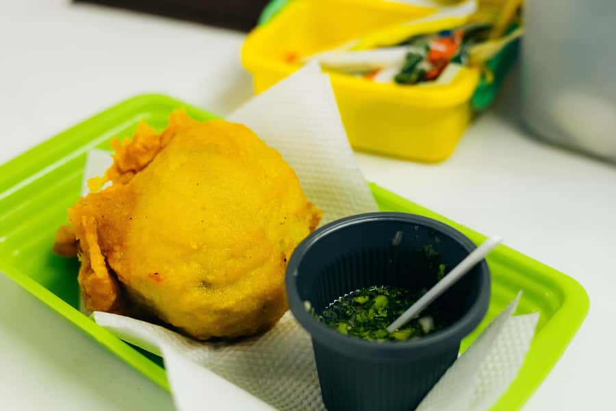 Cali: Street Food Tour - The savory center: empanadas, plantains, and champús