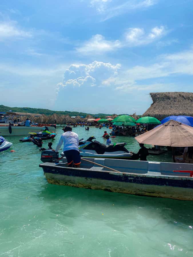 Cartagena: 5 Rosario Islands Tour with Snorkeling and Lunch - Cholón, where the water meets the party