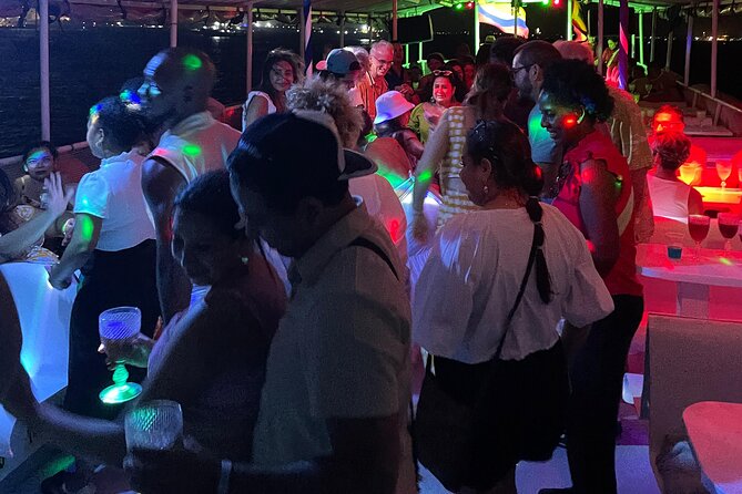 Cartagena Bay White Night Tour with Outdoor Bar and Dinner - Dancers, DJ, and the evening’s energy
