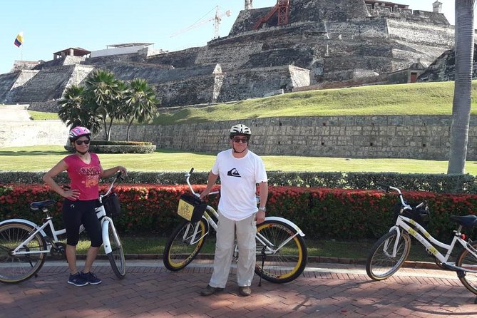 Cartagena Bike Tour - Riding out from Getsemaní
