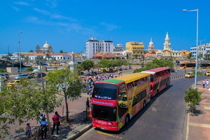 Cartagena: City Tour Hop On Hop Off - Bus Turistico de 2 pisos - Seven Old City stops for a closer look