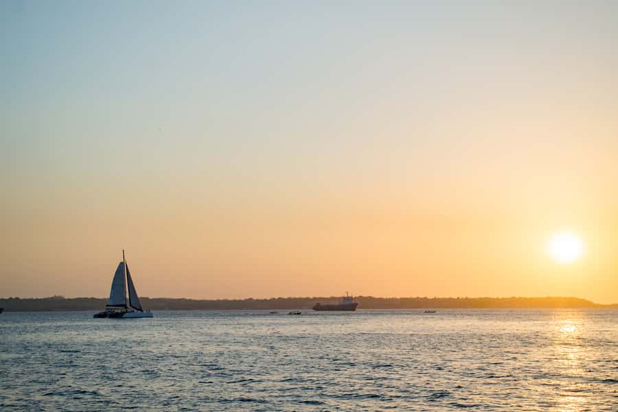 Cartagena de Indias: 2-Hour Sunset Cruise - The catamaran, seating, and onboard comfort