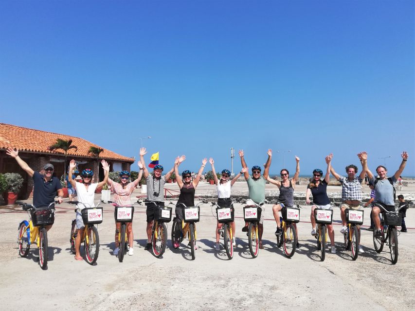 Cartagena de Indias: Walled City Biking Experience - What the guide and support rider add