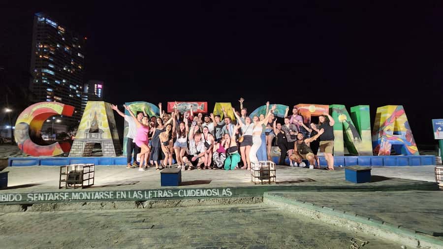 Cartagena: Night party in authentic Colombian chiva with entertainer - Meeting the chiva at one of 10 pickup points