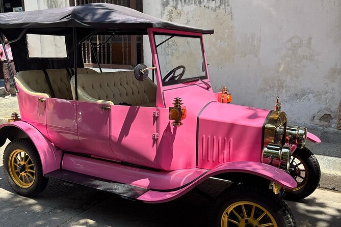Cartagena Private Classic Car Tour Up to 5+ Bilingual Guide - The Cathedral stop and the fortress finish