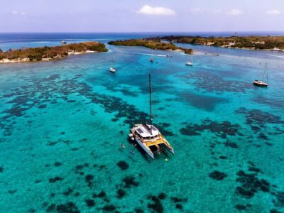 Rosario Islands Catamaran with Lunch and Snorkel