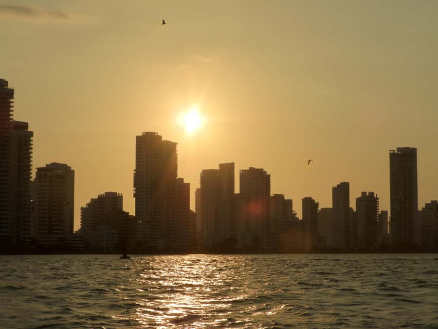 Cartagena: Sunset baytour with Dj, drinks and disco - A sunset party with Cartagena as the backdrop