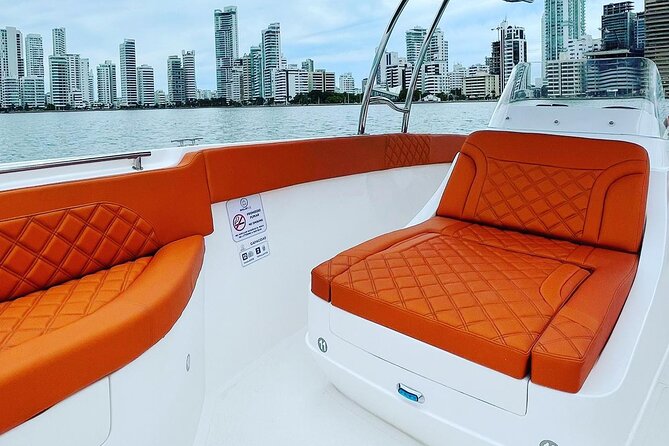 Cartagena to Rosario Islands Luxury Private boat - Leaving Cartagena from Muelle de los Pegasos