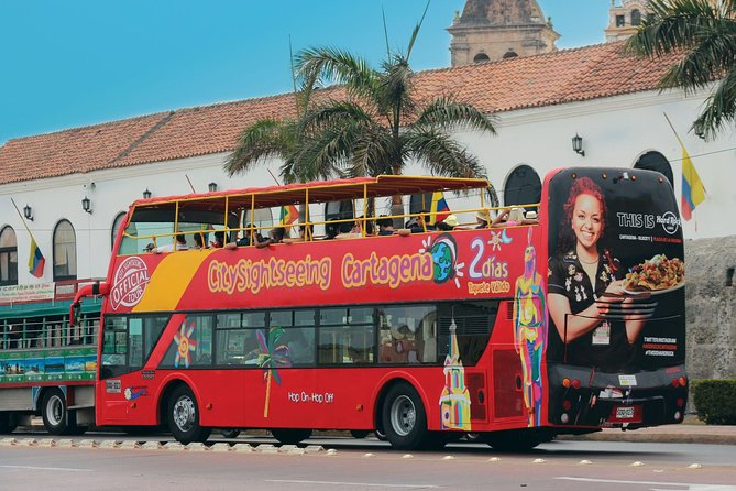 City Sightseeing Cartagena Hop-On Hop-Off Bus Tour Shore Excursion - Stop 1: Torre del Reloj and Muelle de los Pegasos