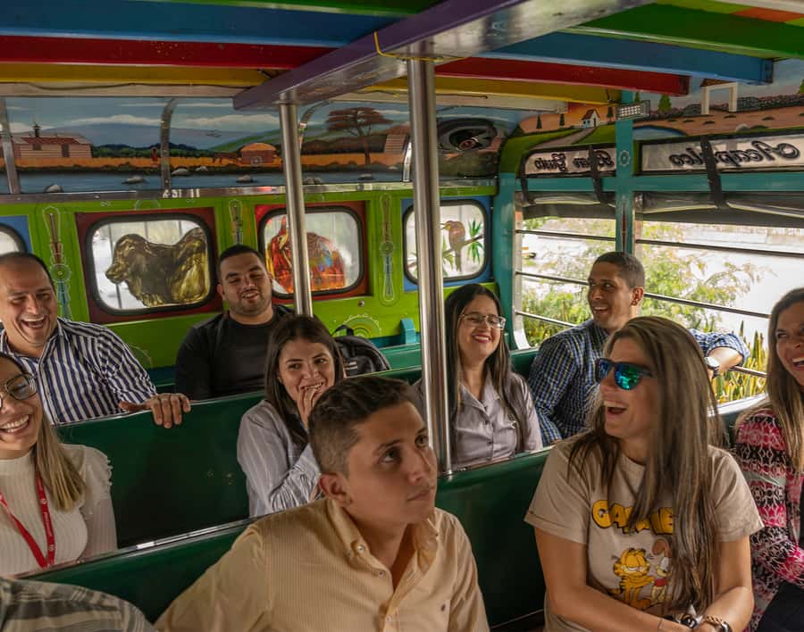 City Tour Medellin with a Chiva or a thematic van - Riding the Metro and Metrocable