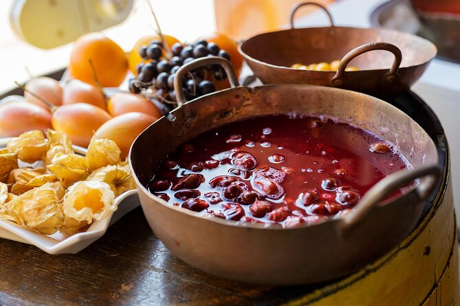Colombian Fruits and Paila Ice Cream Tasting - Making ice cream in a bronze paila