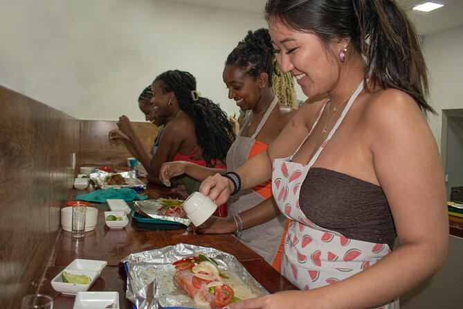 Cooking Class In A Real Restaurant At Old City - Putting on the Apron and Starting the Coconut Rice