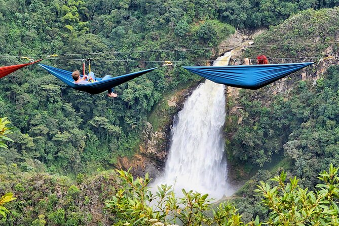 Dream Hammocks Plus Epic Zipline and Giant Waterfall Private Tour from Medellin - Hiking to El Salto del Buey