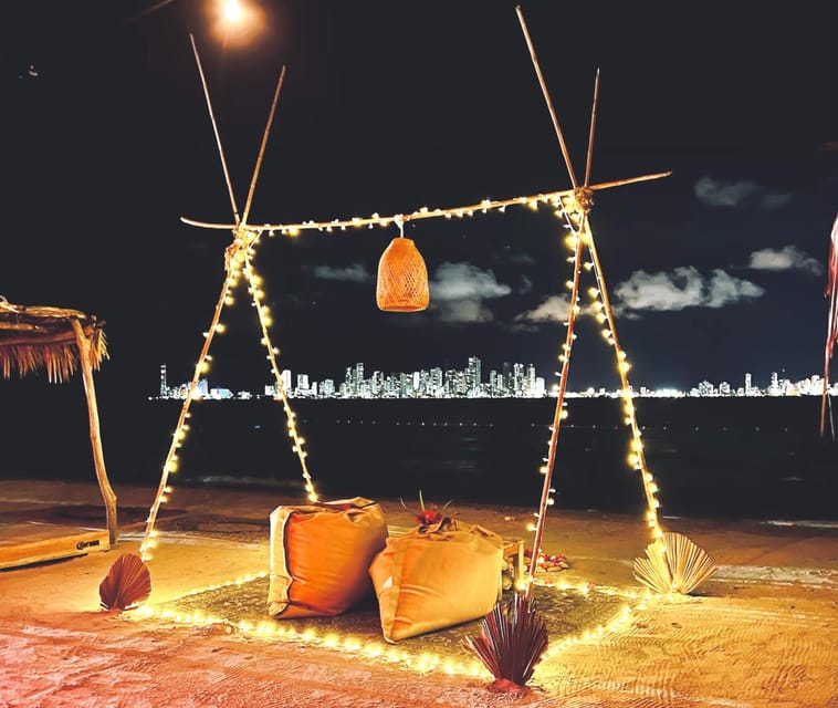 Fenix Beach Island Dinner - Choosing your meal at Fenix Beach