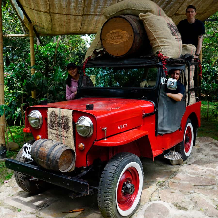 From Bogotá: Coffee Farm and Tequendama Falls Tour - Inside the coffee farm near Fusagasugá