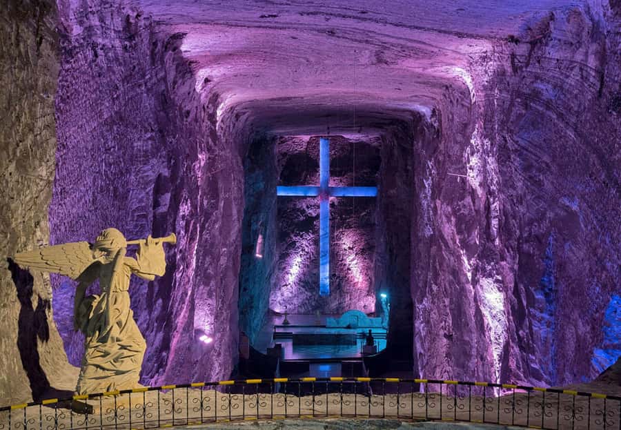 From bogota: Salt Cathedral tour a Cultural Heritage Tour - Entering the Salt Cathedral of Zipaquirá