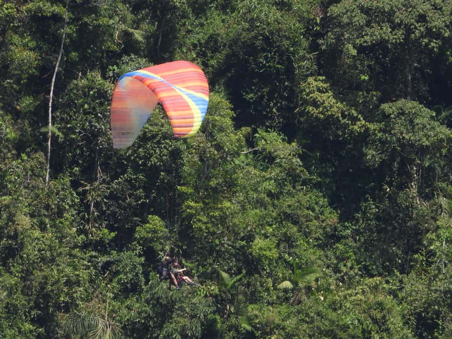 From Guatape:Paragliding and River Tubing private experience - The 30-minute ride to Guacaica Jungle Mountain