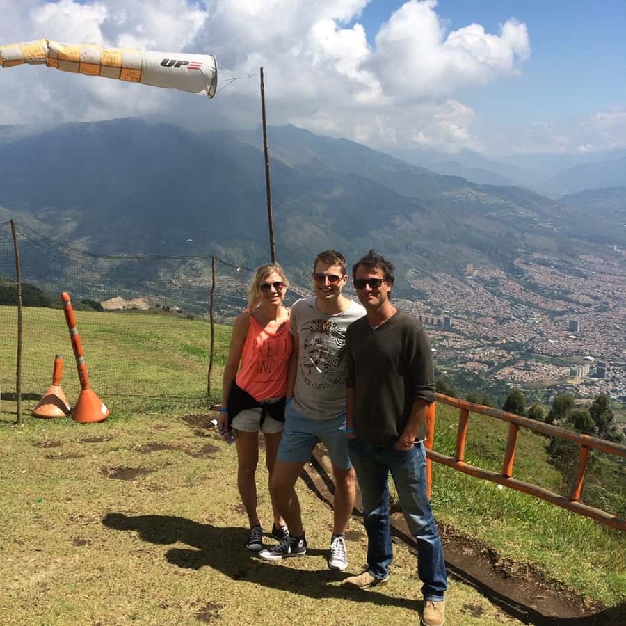 From Medellin: Andes Paragliding Expereince - From El Poblado To The San Felix Hills