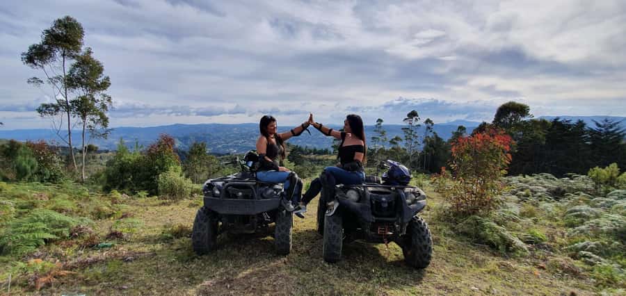 From Medellín: ATV Ride and Rafting Experience Combo Tour - One hour on an ATV through the forest