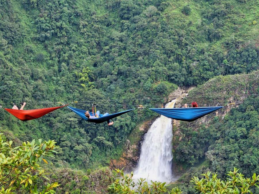 From Medellín: Dream Hammocks, Zipline, & Waterfall Day Trip - The 1,400-meter zipline over Antioquia