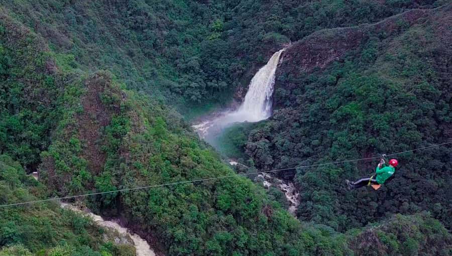 From Medellin: Epic Zipline and Giant Waterfall - Safety instructions and the first mountain walk