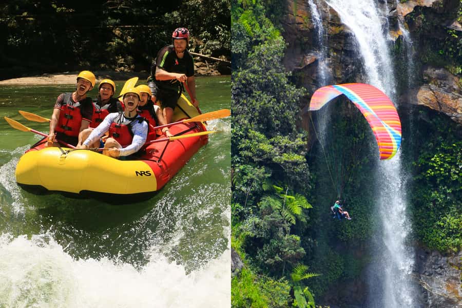 From Medellín: Paragliding and Rafting Combo Tour - A full day from Medellín into Antioquia