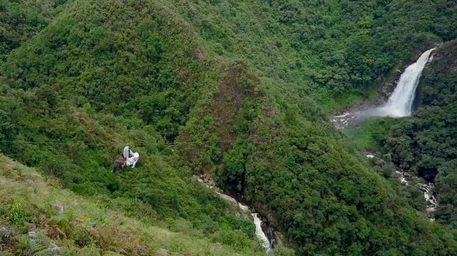 From Medellin:Powerful via Ferrata & Zipline Giant Waterfall - What the $209 price really covers