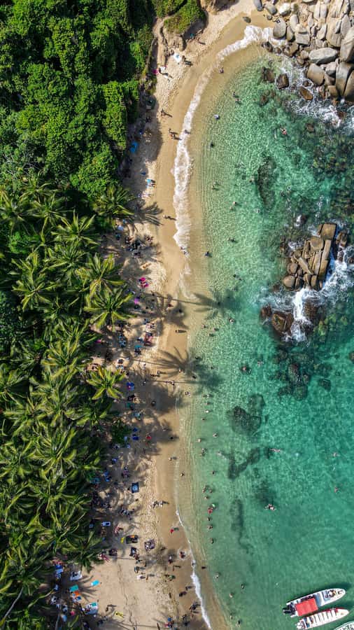 From Santa Marta: Tayrona National Park Guided Tour - The beaches along the route