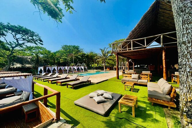 Full Day Experience Islas del Rosario at IBBIZA Beach Club - Lunch from four island-friendly choices