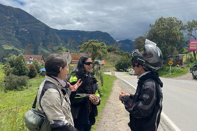 Full Day Motorcycle Tour to La Chorrera Waterfall - Santuario Virgen de Guadalupe, Bogotá from above