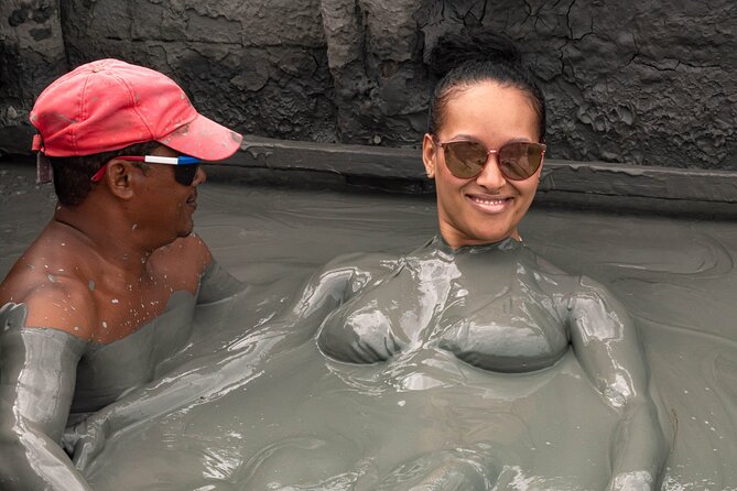 Full-Day Mud Volcano from Cartagena - Washing off after the mud bath